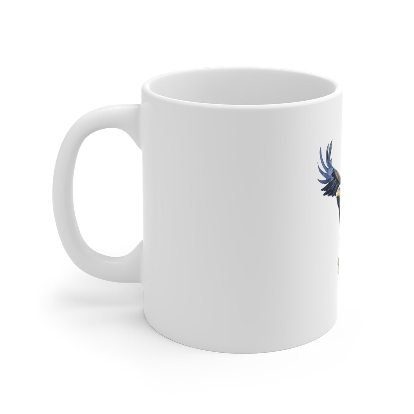 Bald Eagle Coffee Mug — Patriotic Wildlife 11oz Ceramic Mug