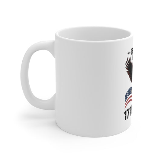 250 Years of Freedom 1776-2026 Mug - Patriotic American Eagle Coffee Cup