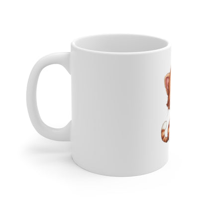 Patriotic Kitten Bow Tie Coffee Mug – Cute Americana Cat Mug – Red White Blue Ribbon Cat Cup – Adorable 4th of July Gift Mug Cute Kitten Mug 11oz – Adorable Striped Cat with Patriotic Bow Coffee Cup...
