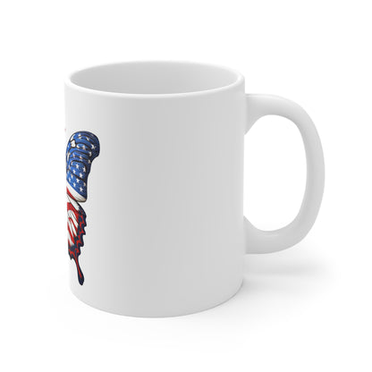 American Flag Butterfly Coffee Mug – Premium Patriotic Wings Mug with Gold Detail – Red White Blue USA Freedom Cup American Flag Butterfly Mug — Patriotic 11 oz Coffee Cup