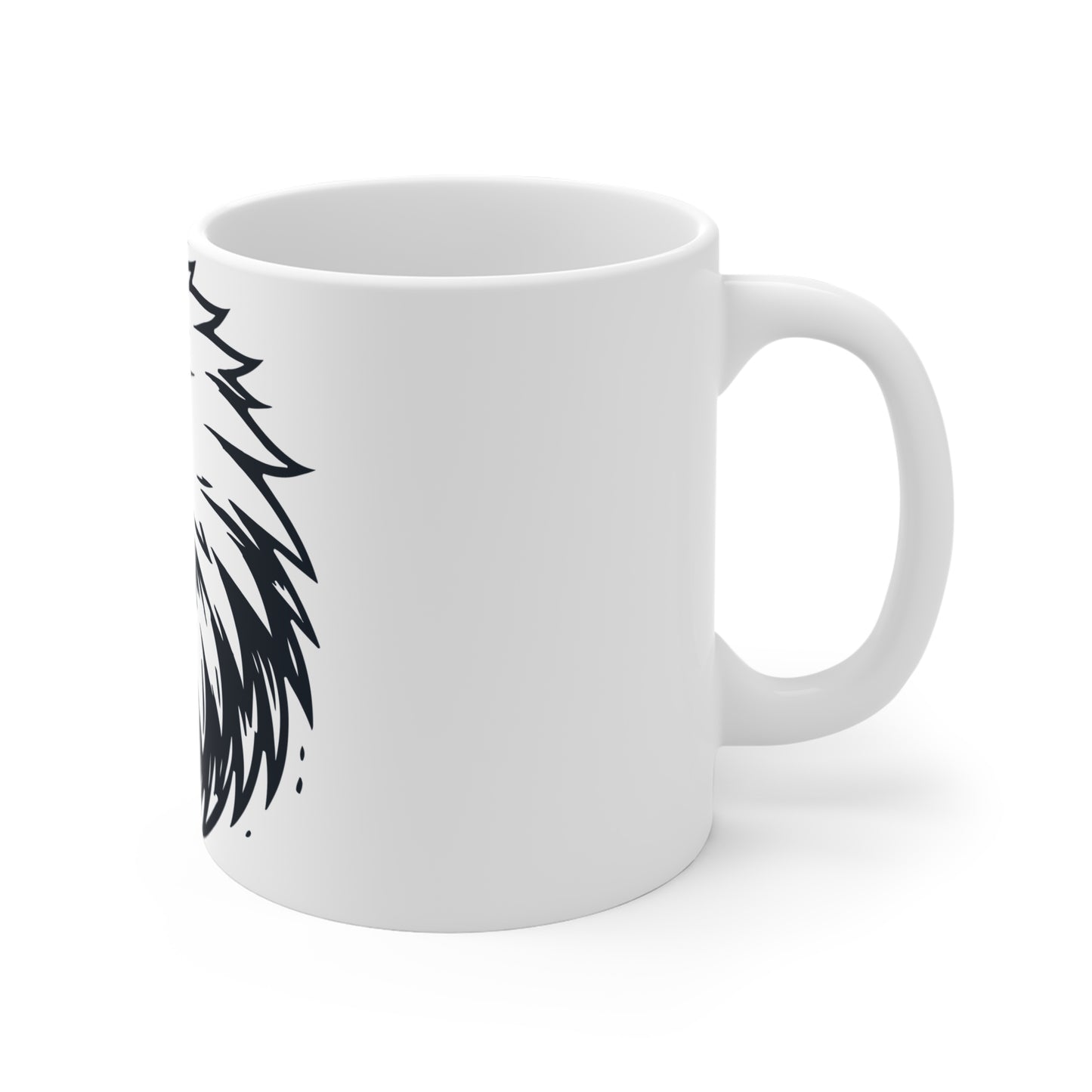 Bald Eagle Head Coffee Mug – Bold Eagle Graphic Mug – American Pride Eagle Cup – Minimalist Patriotic Eagle Mug 11oz