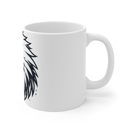 Bald Eagle Head Coffee Mug – Bold Eagle Graphic Mug – American Pride Eagle Cup – Minimalist Patriotic Eagle Mug 11oz