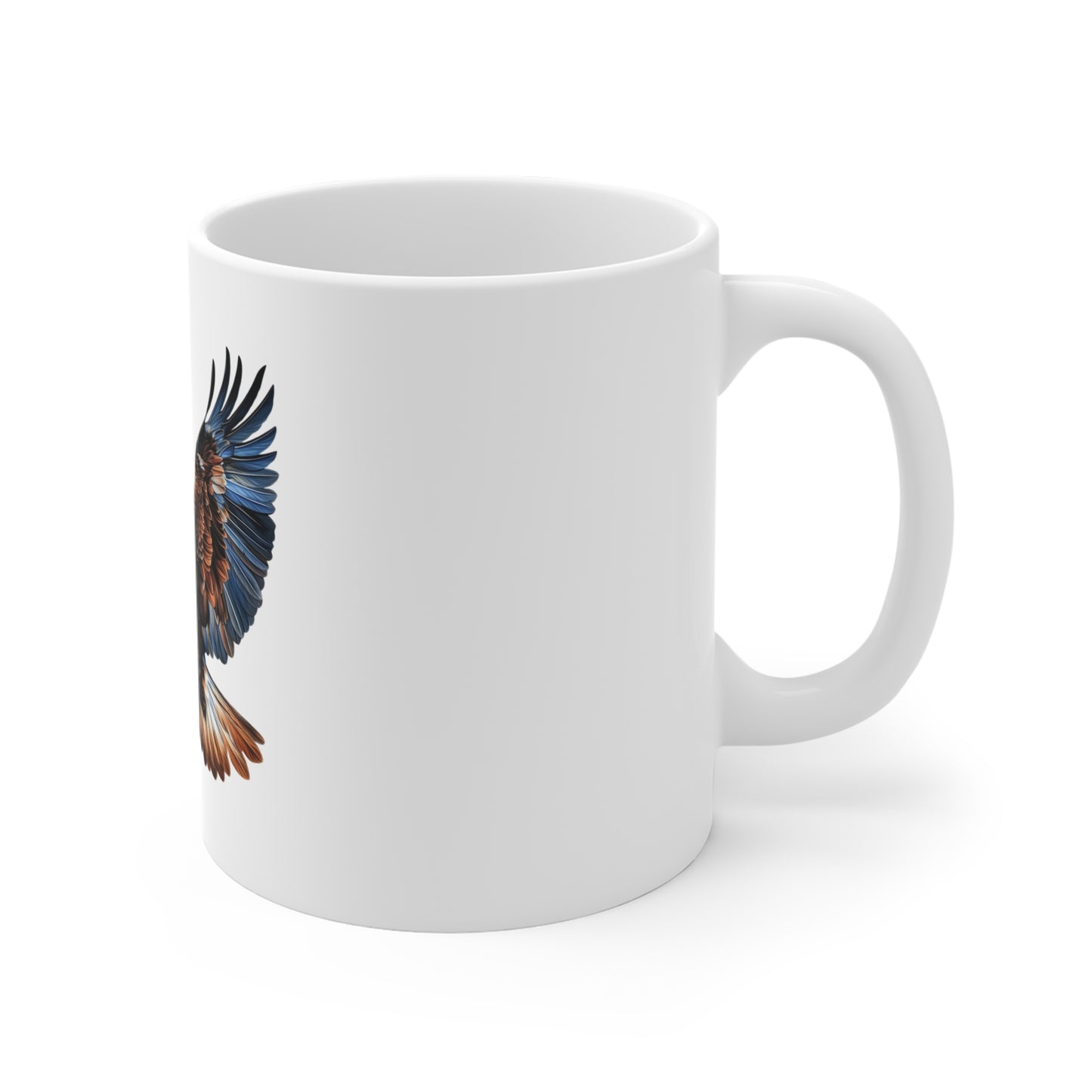 Eagle Flight Mug — Bald Eagle Coffee Cup, Patriotic Wildlife Drinkware