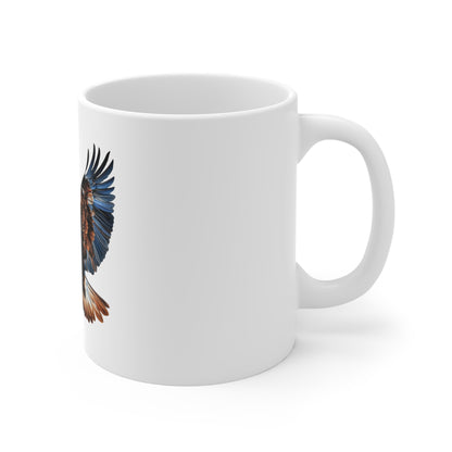 Eagle Flight Mug — Bald Eagle Coffee Cup, Patriotic Wildlife Drinkware