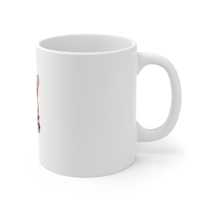 Patriotic Corgi Coffee Mug - 11oz American Flag Dog Mug