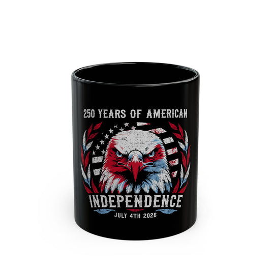 Independence Eagle Mug — "250 Years of American Independence" July 4th 2026