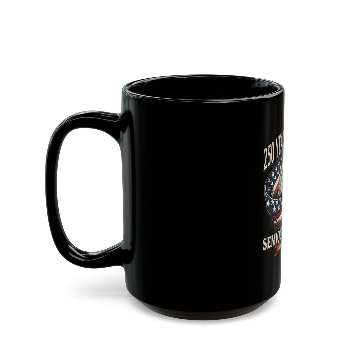 250 Years of American Semiquicentennial Eagle Mug — Independence Day July 4th Commemorative Coffee Cup