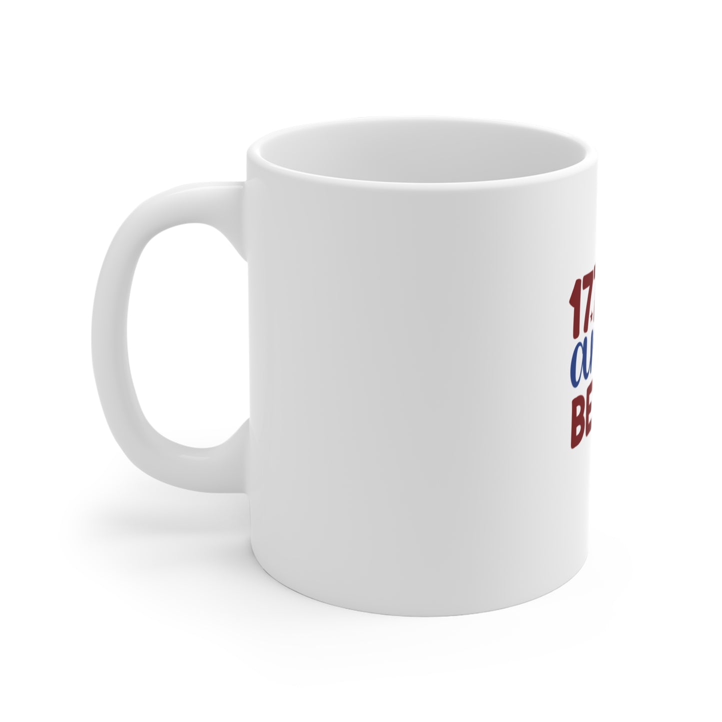 1776 and Beyond Mug — Patriotic 11oz Coffee Cup with Statue of Liberty & Flag