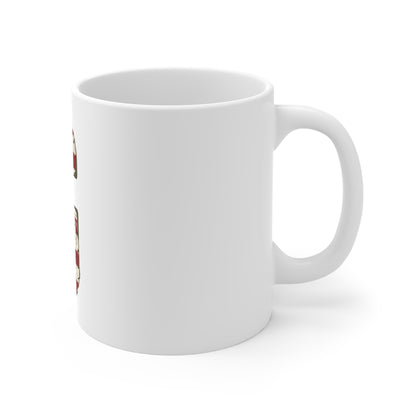 Patriotic Letter G Coffee Mug – American Flag Initial Mug – Rustic USA Monogram Mug – Vintage Americana Alphabet Gift Mug 11oz