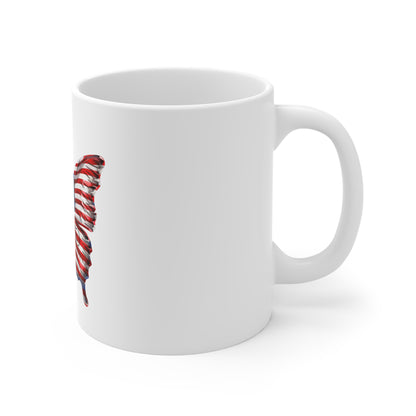 American Flag Butterfly Coffee Mug – Bold Patriotic Butterfly Mug – Red White Blue Freedom Wings Cup – USA Pride Gift American Flag Butterfly Mug — Patriotic 11oz Coffee Cup (Fourth of July, Veterans...