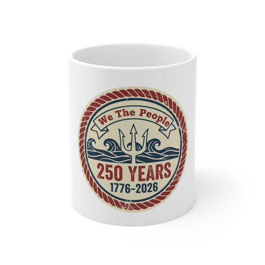 250 Years 'We The People' Commemorative Mug (1776–2026)