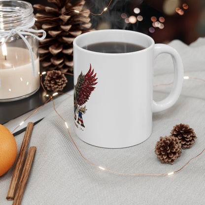 USA Eagle Mug — Patriotic 250 Years Coffee Cup