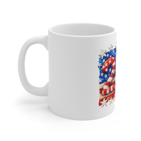 Mug — 250 USA Flag Patriotic 4th of July Coffee Cup