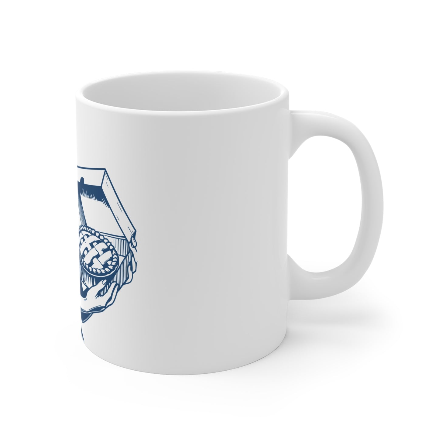 Patriotic American Baker Coffee Mug – Vintage Americana Woman Baking Mug – Retro USA Kitchen Pride Cup – Homemade Pie Gift Mug – Classic Baker Coffee Cup Mug 11oz