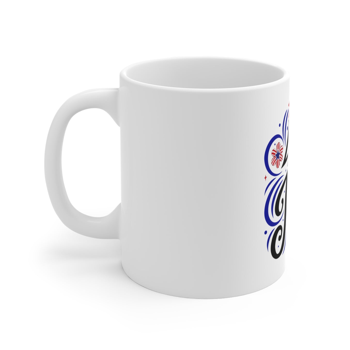 4th of July Mug - Patriotic Fireworks 11oz Coffee Cup
