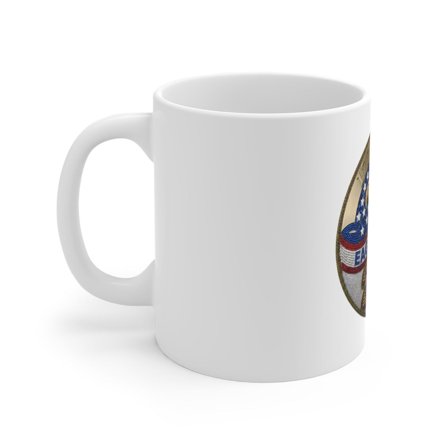 Eagle Pride 250 Mug – Patriotic American Flag Eagle Coffee Cup (1776–2026)