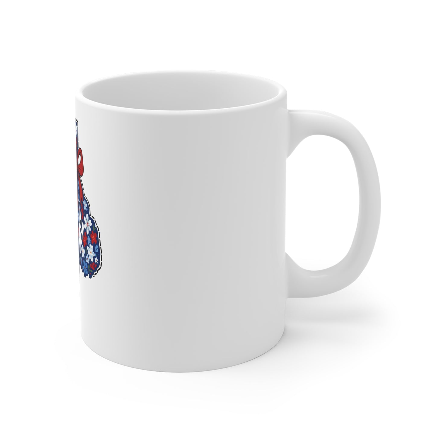 Rhode Island Floral State Map 11oz Mug