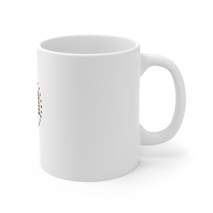 1776–2026 American Flag Coffee Mug – USA 250th Anniversary Mug – Patriotic Vintage Flag Cup – Independence Day Commemorative Mug 11oz