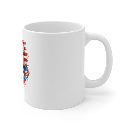 4th of July Eagle Mug – Patriotic American Flag Coffee Cup