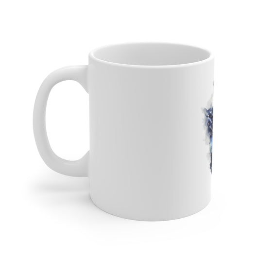 Statue of Liberty American Flag Mug — Patriotic 11oz Coffee Cup