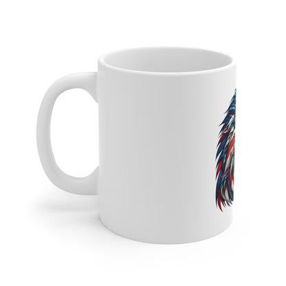 American Flag Eagle Mug – Patriotic 11oz Coffee Cup