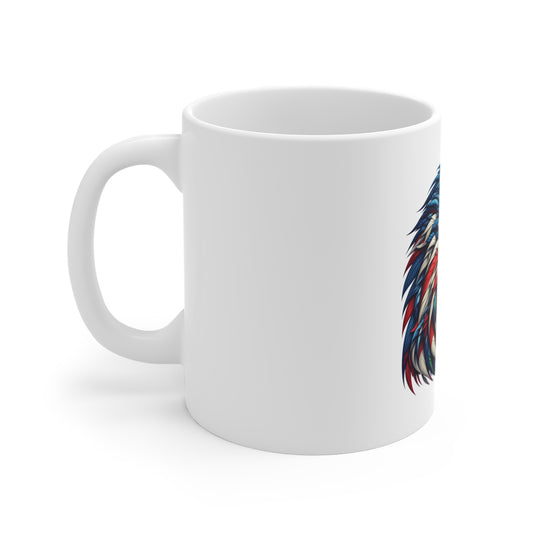 American Flag Eagle Mug – Patriotic 11oz Coffee Cup