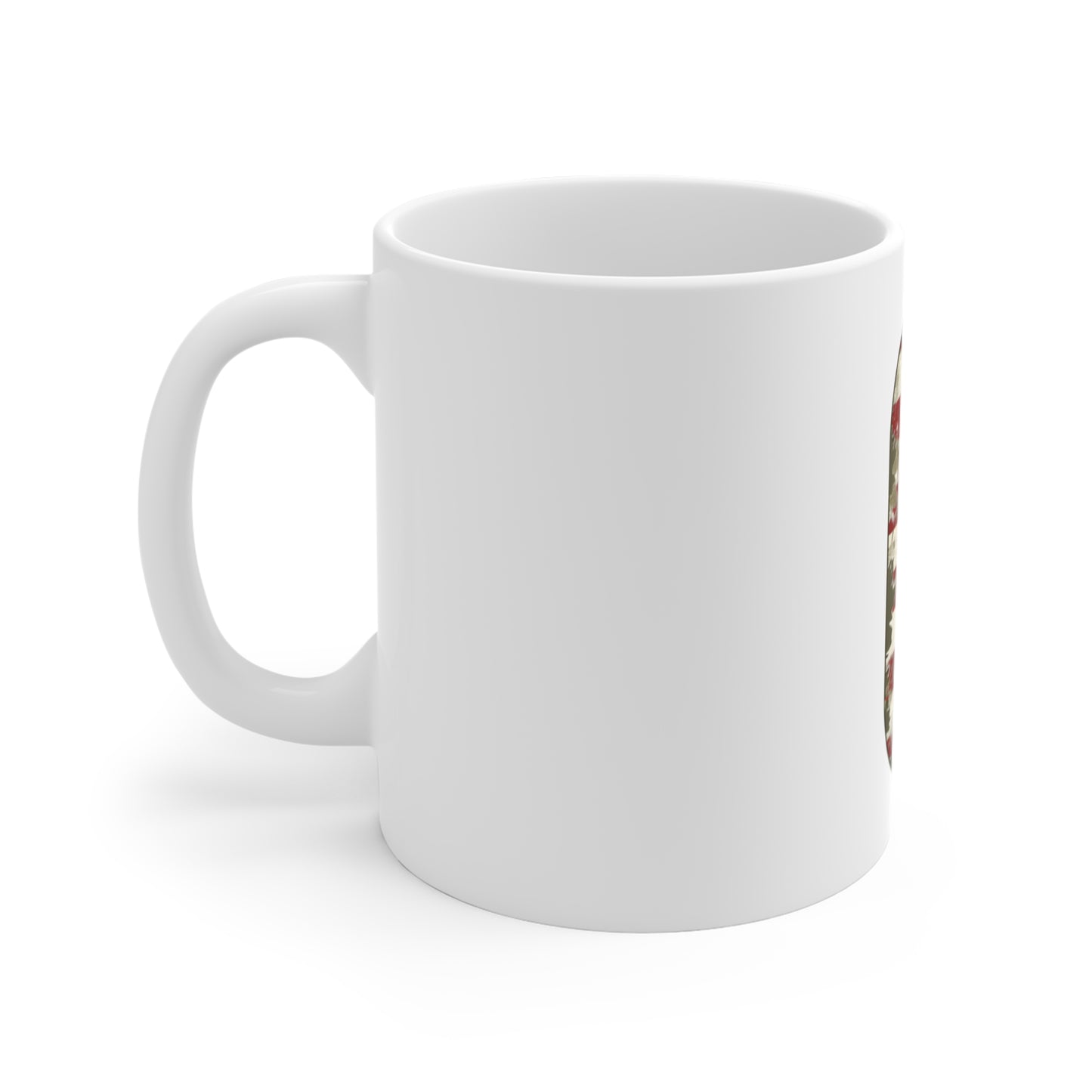Patriotic Letter G Coffee Mug – American Flag Initial Mug – Rustic USA Monogram Mug – Vintage Americana Alphabet Gift Mug 11oz
