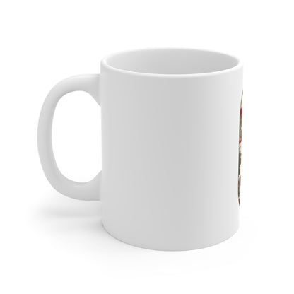 Patriotic Letter G Coffee Mug – American Flag Initial Mug – Rustic USA Monogram Mug – Vintage Americana Alphabet Gift Mug 11oz