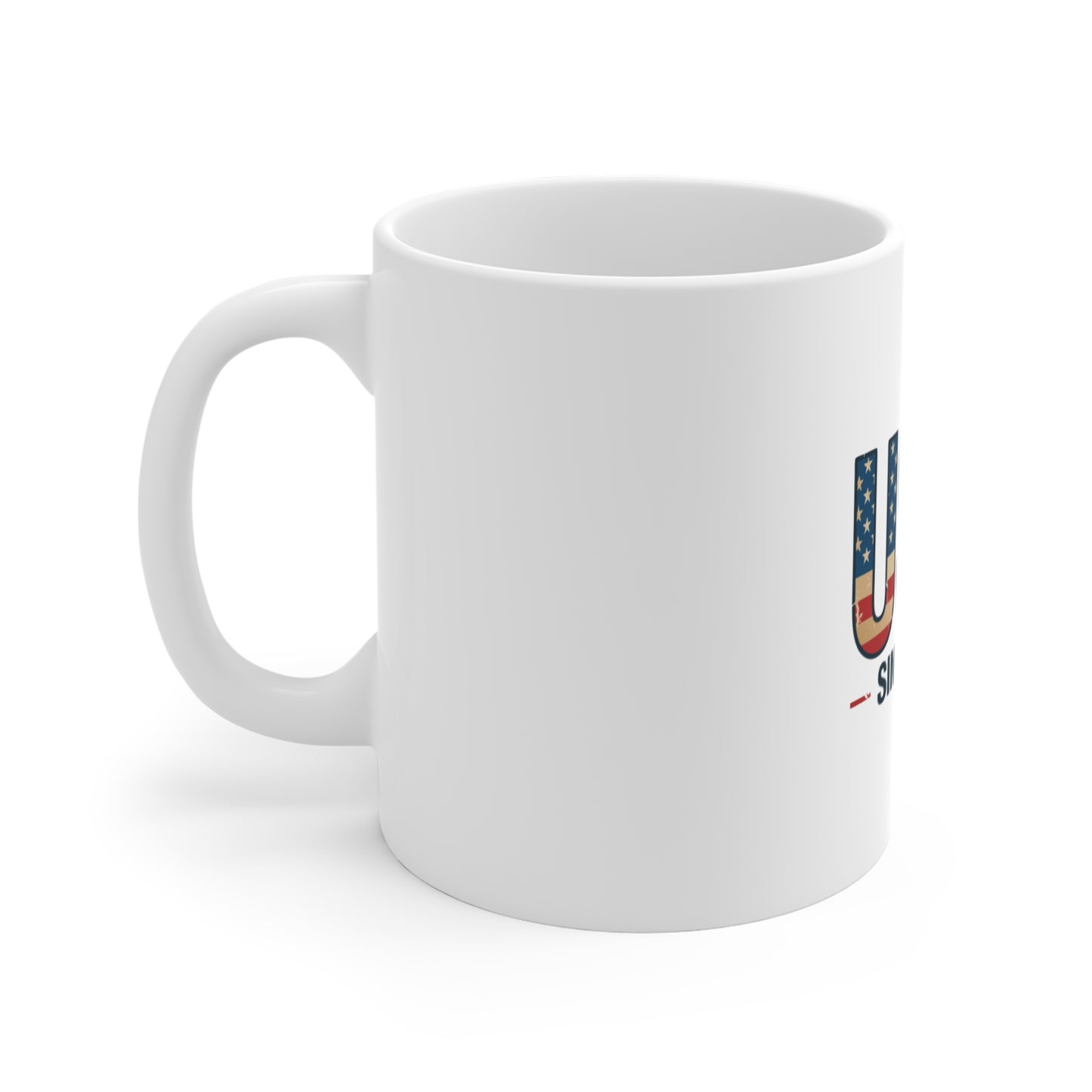 USA Since 1776 11oz Coffee Mug – American Flag Patriotic Independence Day Gift