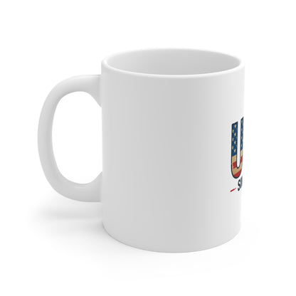 USA Since 1776 11oz Coffee Mug – American Flag Patriotic Independence Day Gift