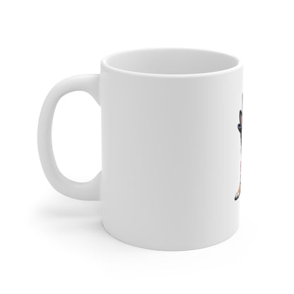Charming Chihuahua in Top Hat 11oz Coffee Mug