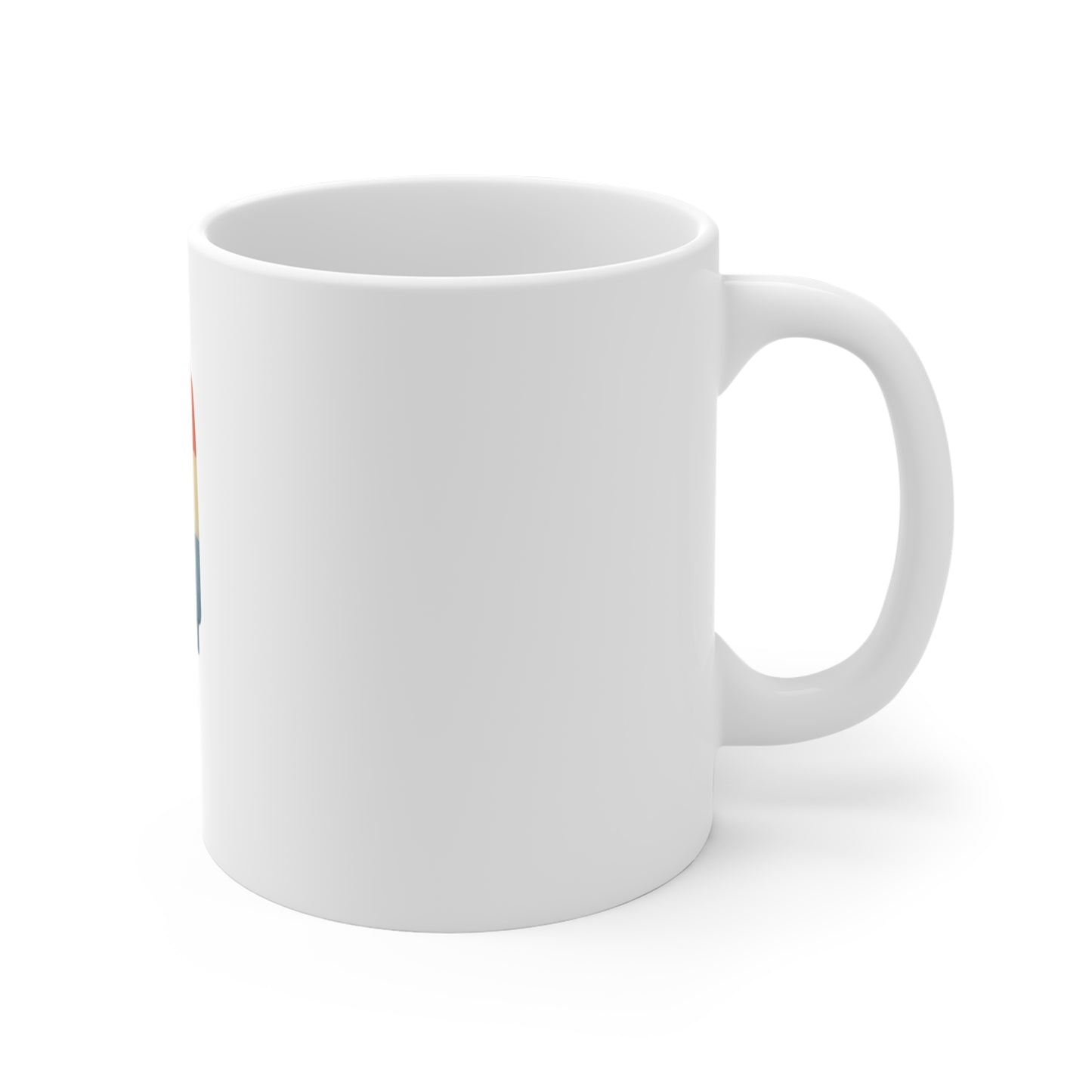 Patriotic Popsicle Coffee Mug – Red White Blue Ice Pop Mug – Summer Americana Treat Mug – 4th of July Dessert Mug 11oz