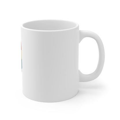 Patriotic Popsicle Coffee Mug – Red White Blue Ice Pop Mug – Summer Americana Treat Mug – 4th of July Dessert Mug 11oz