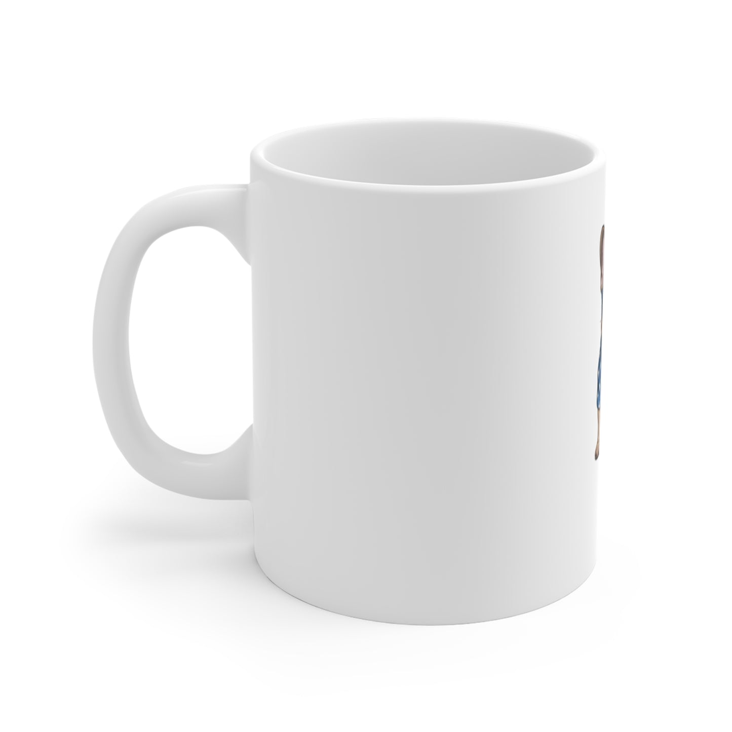 Patriotic French Bulldog Coffee Mug - 11oz USA Flag Sunglasses