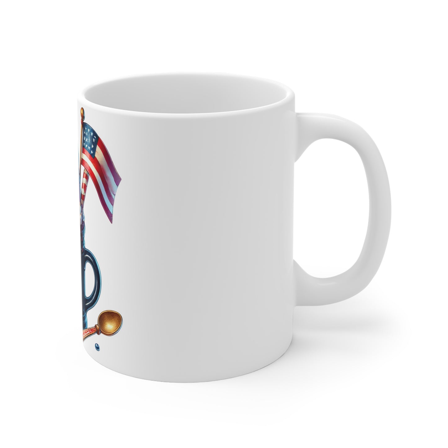 Patriotic Star Milkshake Coffee Mug – 4th of July Sparkler Mug – Red White Blue Dessert Cup – Americana Ice Cream Mug – Festive Gift Mug Patriotic Ice Cream Mug — 11oz American Flag, Firework...