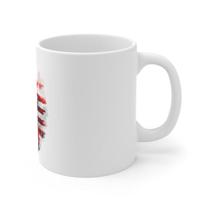 Statue of Liberty 11oz Coffee Mug — American Flag Patriotic Gift