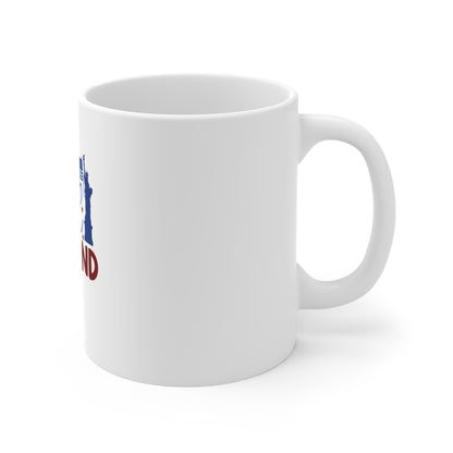 1776 and Beyond Mug — Patriotic 11oz Coffee Cup with Statue of Liberty & Flag