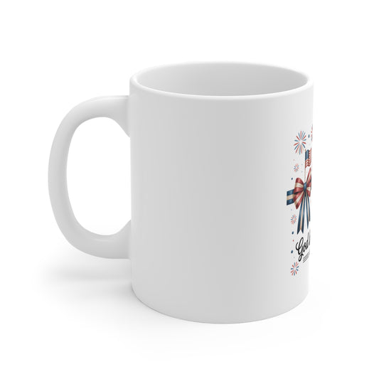 Patriotic Mug - "God Bless America: Land That I Love" 11oz