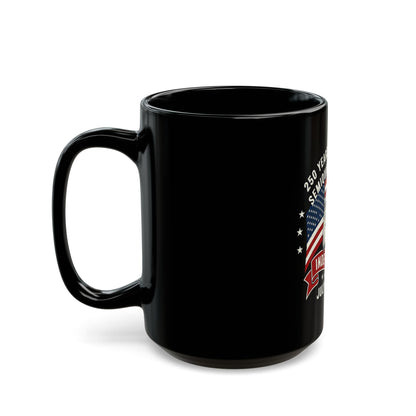 Independence 250th Commemorative Mug — July 4th 2026 American Flag & Eagle