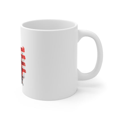 Liberty Statue Mug – American Flag Statue of Liberty 11oz Coffee Cup