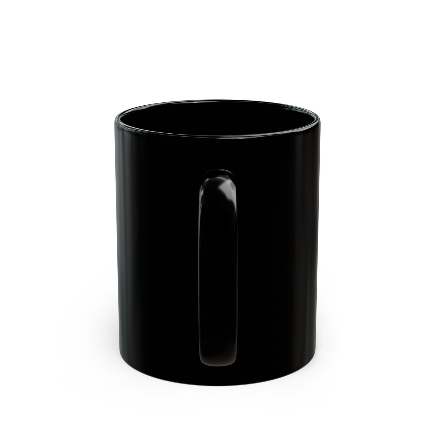 United in Liberty Black Mug – Patriotic Red & Blue Fist Coffee Cup (11oz/15oz)