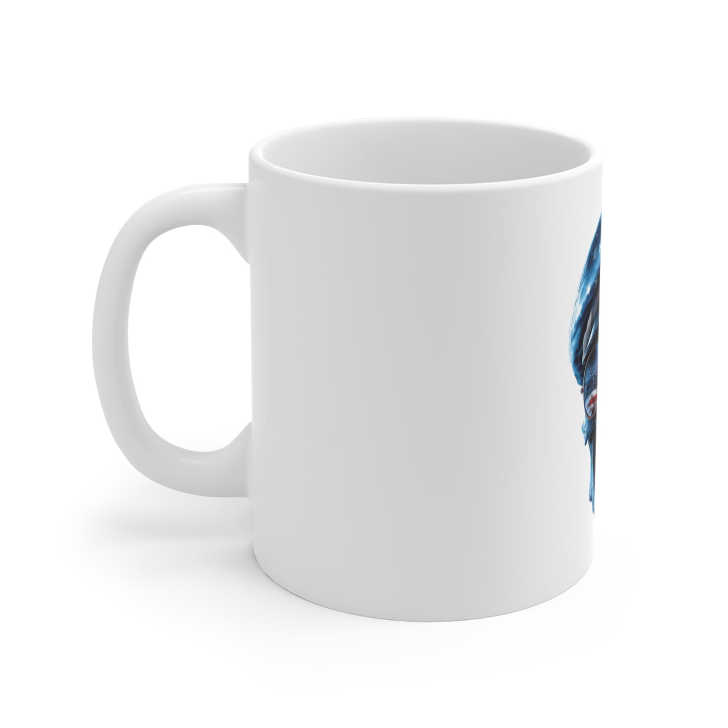 Patriotic Skull Aviator Coffee Mug – American Flag Military Skull Mug – USA Freedom Warrior Mug 11oz