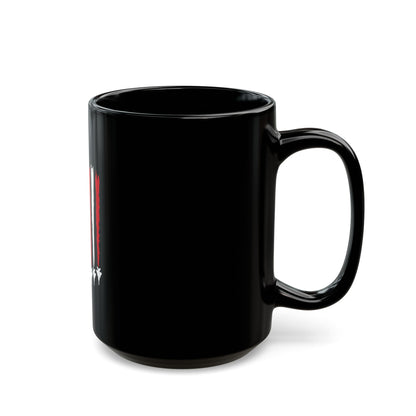 Patriotic Jet Stripe Mug – American Flag Fighter Jet Coffee Mug – USA Aviation Flag Cup – Red White Blue Military Mug (11oz, 15oz)