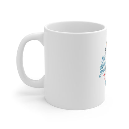 Liberty Faith Mug — "She Loves Jesus and America Too" 11oz