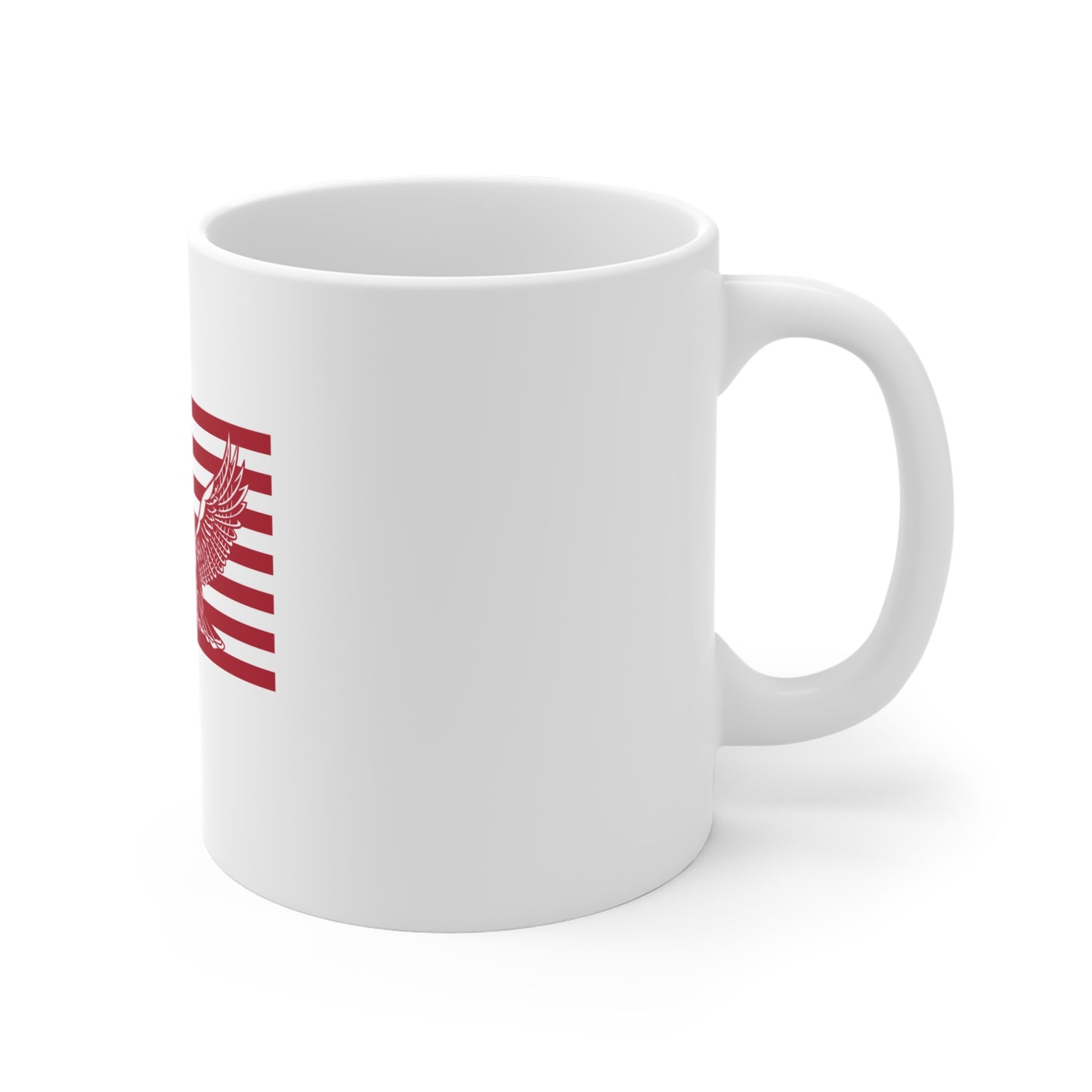 American Flag Eagle Mug — Patriotic 11oz Coffee Cup