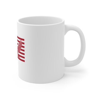 American Flag Eagle Mug — Patriotic 11oz Coffee Cup