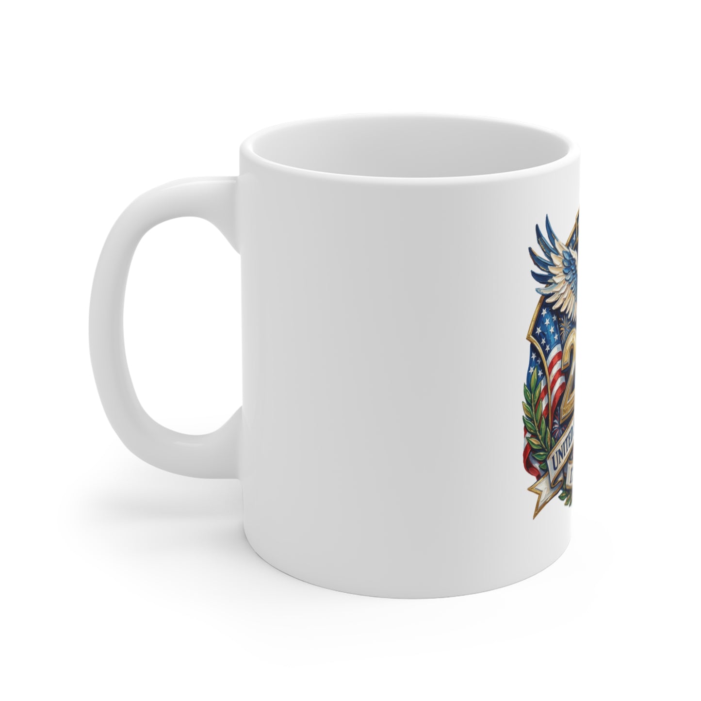 250th USA Anniversary Mug — United States of America 1776–2026 Patriotic Eagle Coffee Cup