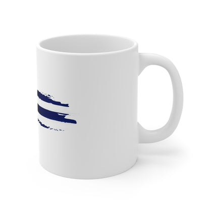Kawaii Birthday Unicorn American Flag Mug – Cute Rainbow Party USA Coffee Cup – Fun Patriotic Design Mug 11oz