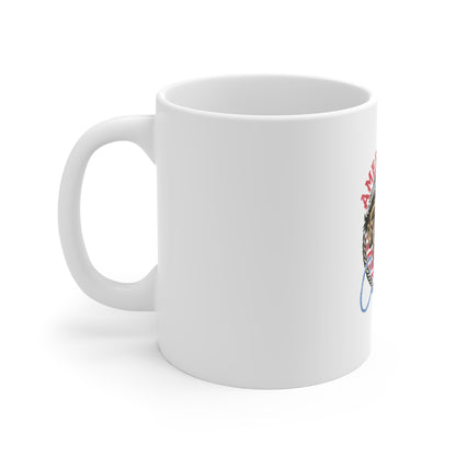 American Cowboy 11oz Mug — Rodeo Western Patriotic Coffee Cup