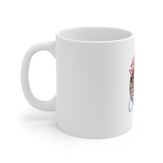 American Cowboy 11oz Mug — Rodeo Western Patriotic Coffee Cup